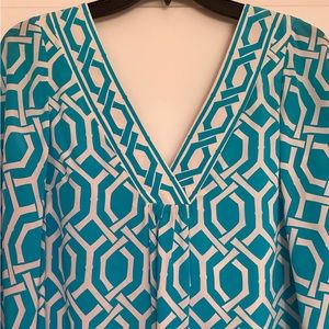 Alice & Trixie blue and white dress size M